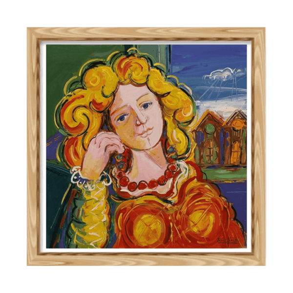 Ruiz Galo Mujer de pelo rubio