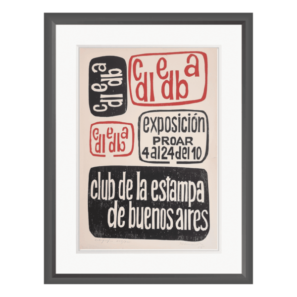 Fernández Litografía Edición Club De La Estampa Bs As