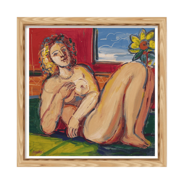 Ruiz Galo Desnudo y Flor