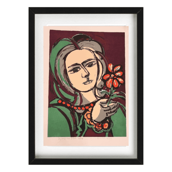 Bruno Venier Figura con Flor