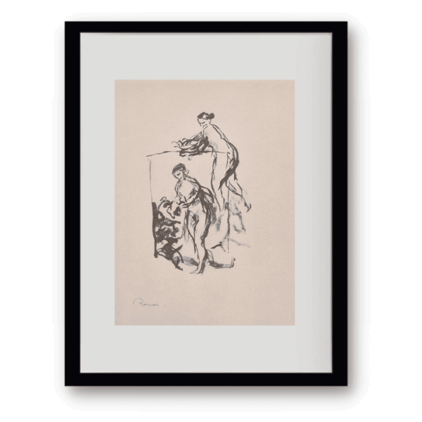 Pierre Auguste Renoir Mujer con Caldo de Vid Nro 2