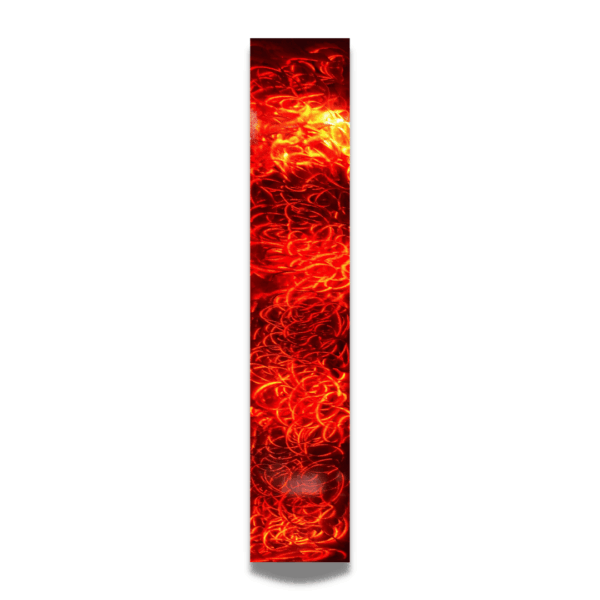 Jorge Calvo Metal Art Colgante Roja 118 x 26 cm