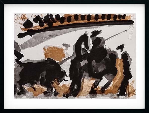 Pablo Picasso Tauromaquia Litografía Offset