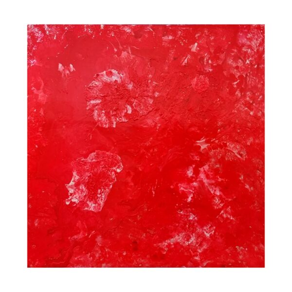 Jorge Calvo Metal Art Cuadrado Rojo