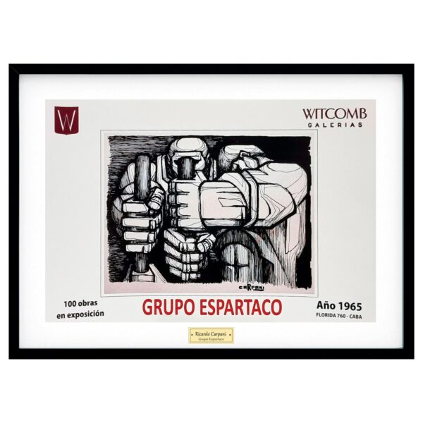 Ricardo Carpani, Afiche Movimiento Espartaco