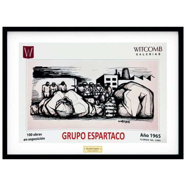 Ricardo Carpani, Afiche 1 Movimiento Espartaco