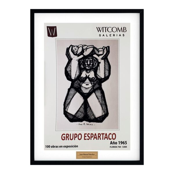 Juan Manuel Sánchez, Afiche 2 Movimiento Espartaco