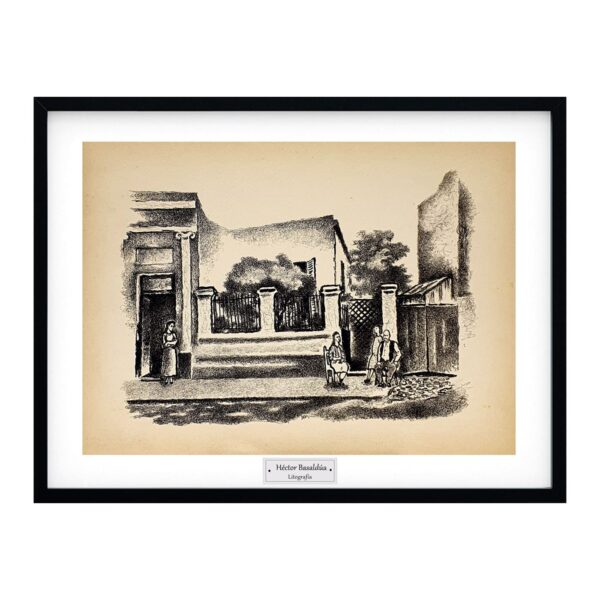 Héctor Basaldúa Conversación en la calle Canalejas